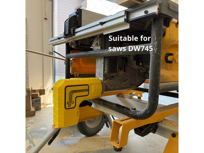 💥Last Day 49% OFF - 🛠️DeWalt Table Saw Dust Extraction Adapter🪵✨Vacuum-Free Gravity Dust Collection, Bucket-Ready, Zero-Cleanup Design
