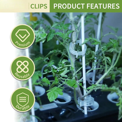 🔥🔥Last Day Sale Tomato Clips, Plastic Trellis Clips