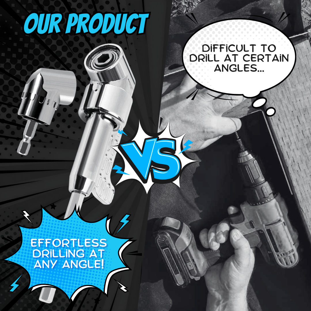 🏆Flash Sale⚡ 70K+ SOLD!🔧105 Degree Right Angle Drill Adapter